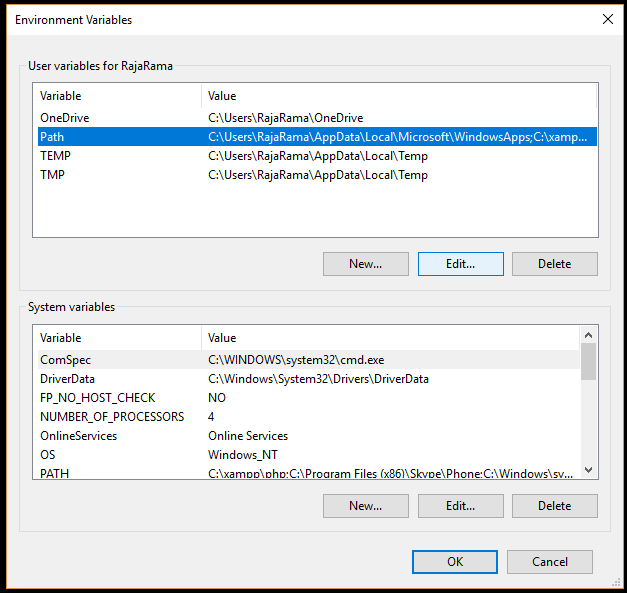 Path variable