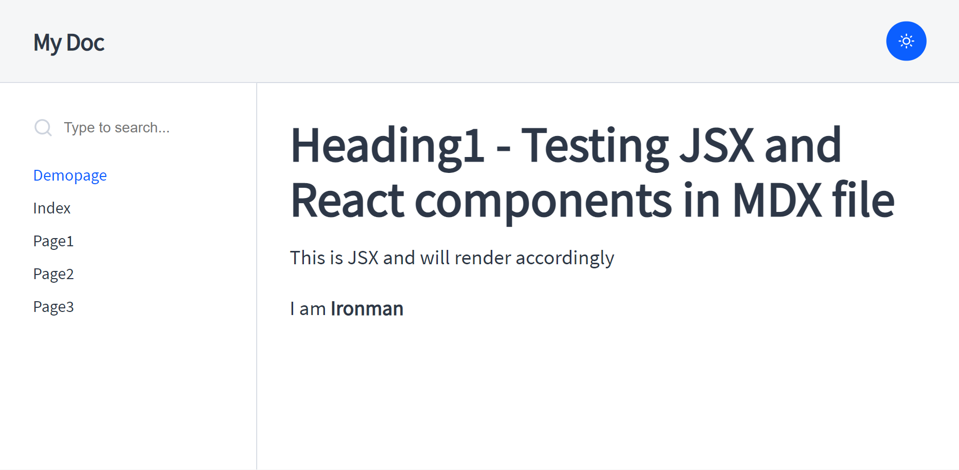 JSX + Components = MDX
